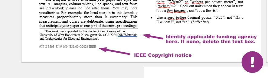 Copyright Notice Footnote